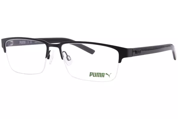  Puma PU0519O Eyeglasses Men's Semi Rim Rectangle Shape 