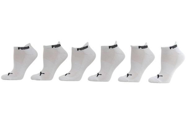  Puma Women's 6-Pack Low Cut Cushioned Athletic Socks 
