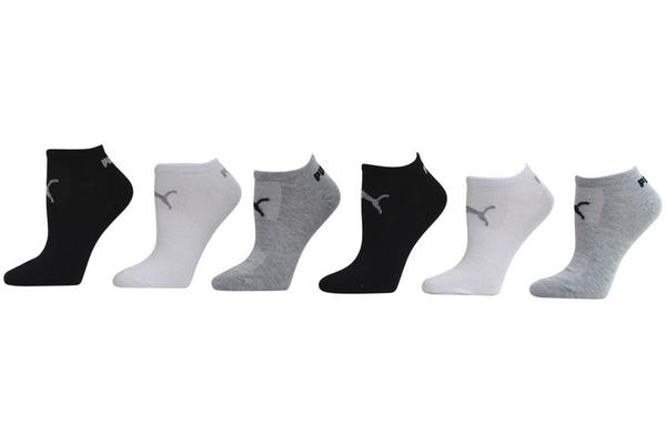  Puma Women's 6-Pack Super-lite Low-Cut Athletic Socks Sz: 9-11 Fits 5-9.5 