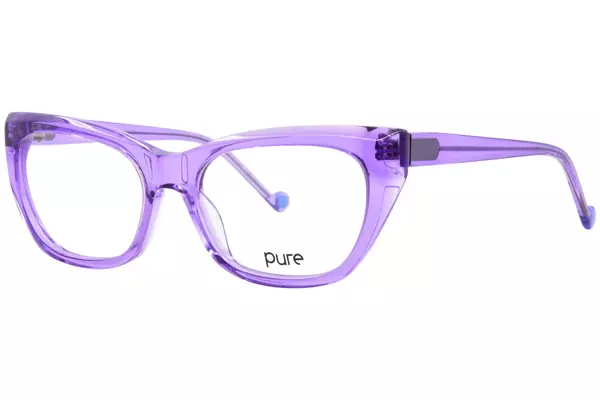  Pure P-7002 Eyeglasses Women's Full Rim Cat Eye 