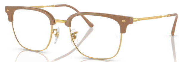  Ray Ban New Clubmaster RX7216 Eyeglasses Semi Rim Square Shape 
