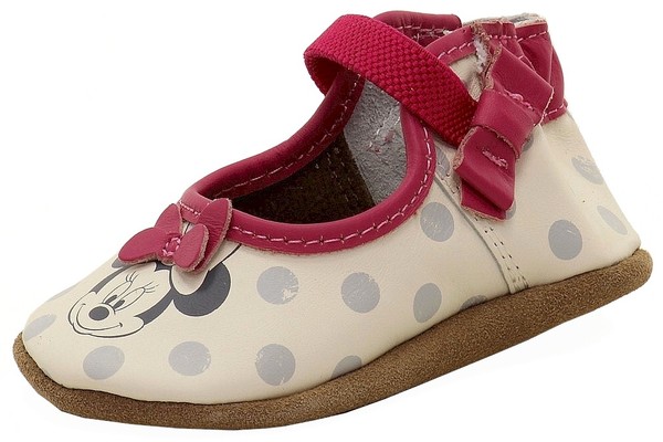  Robeez Mini Disney Shoez Infant Girl's Hey Minnie Mary Janes Shoes 