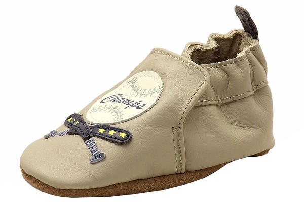  Robeez Mini Shoez Infant Boy's Champ Fashion Leather Sneakers Shoes 