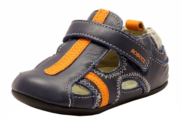  Robeez Mini Shoez Infant Boy's Rugged Rob Fashion Sandals Shoes 