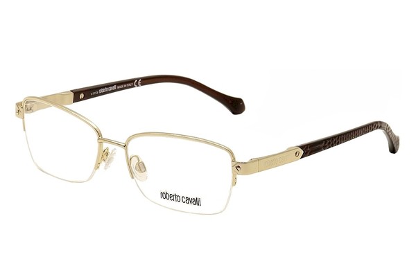  Roberto Cavalli Women's Eyeglasses La Digue RC0761 0761 Half Rim Optical Frame 