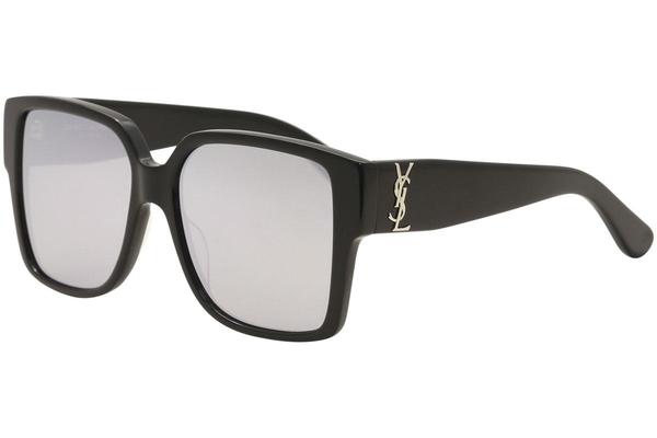  Saint Laurent Women's Monogram SLM9 SL-M9 Square Sunglasses 