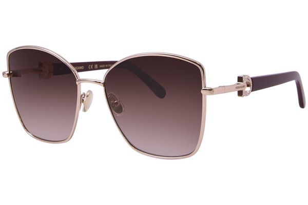  Salvatore Ferragamo SF312SR Sunglasses Women's Oval Shape 