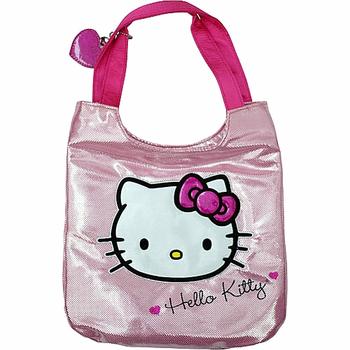  Sanrio Hello Kitty Tote Metallic Handbag 