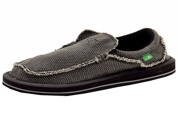  Sanuk Men's Chiba Slip-On Sidewalk Surfers Loafers Shoes 