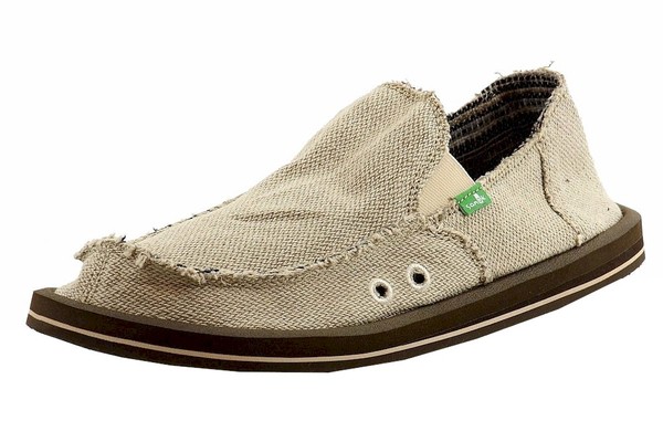  Sanuk Men's Hemp Fashion Sidewalk Surfer Loafers Shoes 