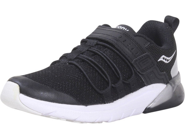 Saucony Little Kid's Flash-Glow-2.0 Sneakers Light Up Lace Up Velcro Strap Shoe