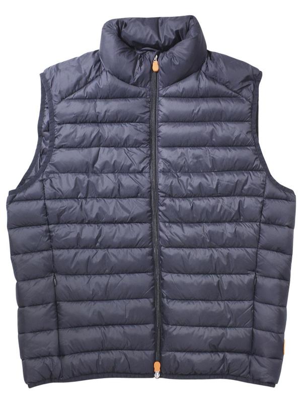  Save The Duck Men's Quilted Sleeveless Winter Vest 