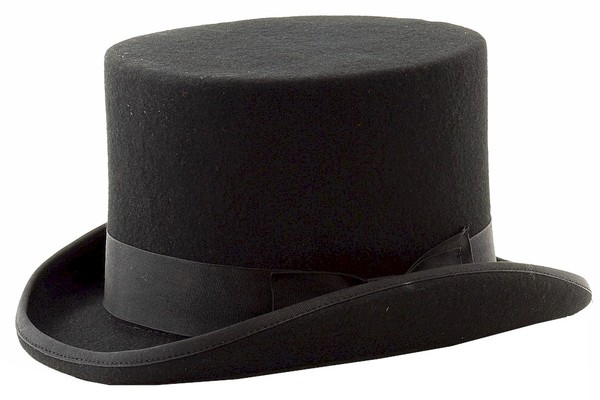  Scala Classico Men's Fashion Wool Felt Top Hat 