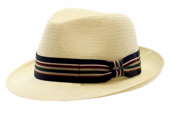  Scala Classico Men's Toyo Straw Fashion Fedora Hat 