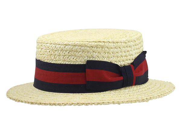  Scala Men's Braided Laichow Boater Hat 