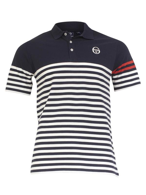  Sergio Tacchini Men's Cooper Short Sleeve Polo Shirt 