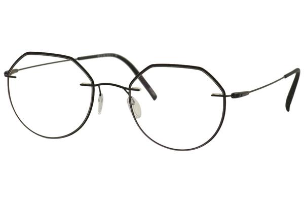  Silhouette Eyeglasses Dynamics Colorwave Accent Rings 5500 Optical Frame 