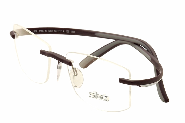  Silhouette Eyeglasses SPX Match Chassis 1569 Rimless Optical Frame 