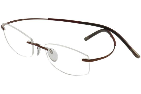  Silhouette Eyeglasses Titan Minimal Art Icon Chassis 7581 Rimless Optical Frame 