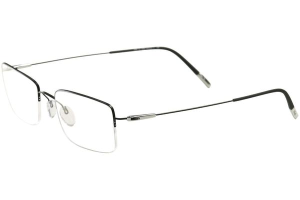  Silhouette Men's Eyeglasses Dynamics Colorwave Nylor 5496 Half Rim Optical Frame 
