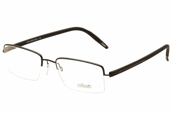  Silhouette Men's Eyeglasses SPX Signia Nylor 5419 Half Rim Optical Frame 