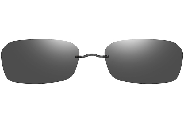  Silhouette Titan Dynamins 7719 Clip-On Polarized Sunglasses 