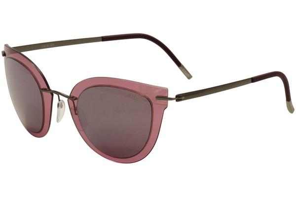  Silhouette Women's Explorer Line Extension 8155 Cat Eye Fashion Sunglasses 