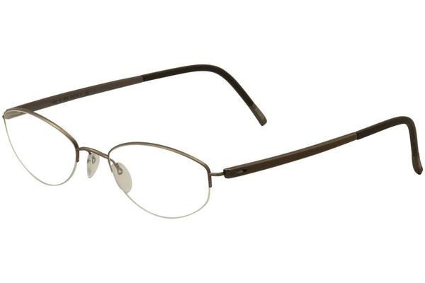  Silhouette Women's Eyeglasses 4267 Rectangle Half Rim Optical Frame 