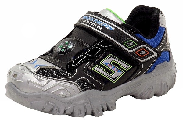  Skechers Boy's Hot Lights Damager III Adventurer Extreme Light Up Sneaker Shoes 