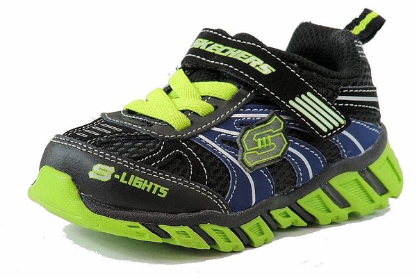  Skechers Boy's S Lights Pillar-Ignus Light Up Fashion Sneaker Shoes 