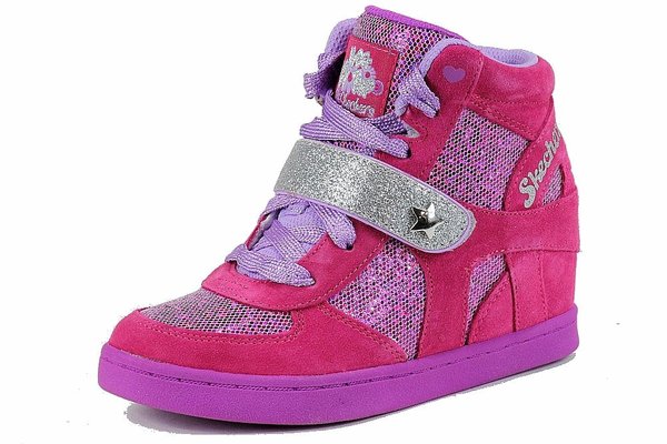 omdømme sæt ind Betydning Skechers Girl's Hydee Hytop Plus 2 Fashion Sneaker Wedge Shoes | JoyLot.com
