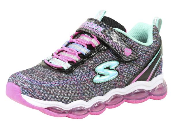  Skechers Little Girl's S-Lights Glimmer Lights Light Up Sneakers Shoes 