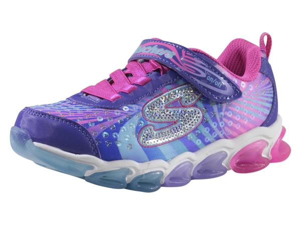  Skechers Little Girl's S-Lights Jelly Beams Light Up Sneakers Shoes 