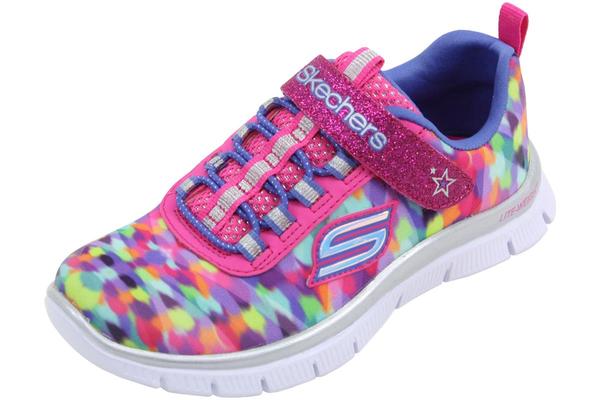  Skechers Little Girl's Skech Appeal Color Daze Memory Foam Sneakers Shoes 