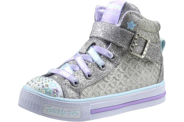  Skechers Little Girl's Twinkle Charm Limited Edition Light Up Sneakers Shoes 