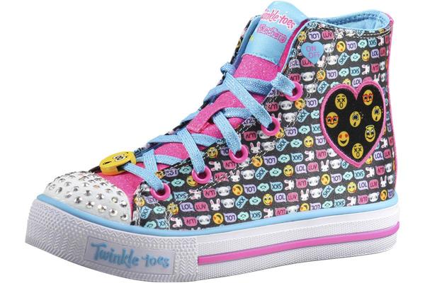  Skechers Little Girl's Twinkle Toes Giggle Up Light Up Sneakers Shoes 