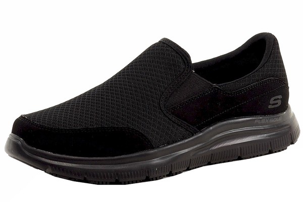  Skechers Men's Work Relaxed Fit Flex Advantage SR-Mcallen Loafers Shoes 