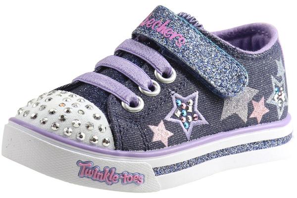  Skechers Toddler Girl's Twinkle Toes Twinklerella Light Up Sneakers Shoes 