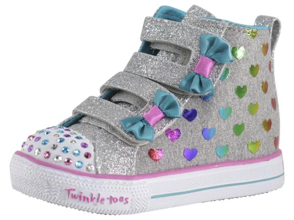  Skechers Toddler/Little Girl's S-Lights Fancy Flutters Light Up Sneakers Shoes 