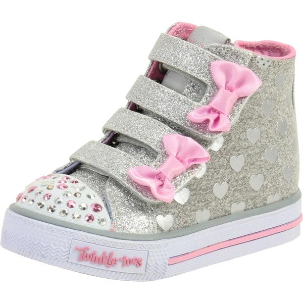  Skechers Toddler/Little Girl's Twinkle Toes Doodle Days Light Up Sneakers Shoes 