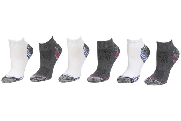  Skechers Women's 6-Pairs Quarter Crew Cut Socks 