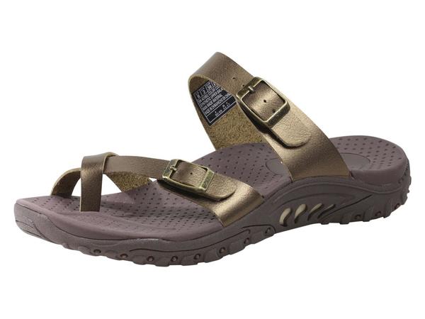  Skechers Women's Reggae Wishlist Strappy Flip Flops Sandals Shoes 