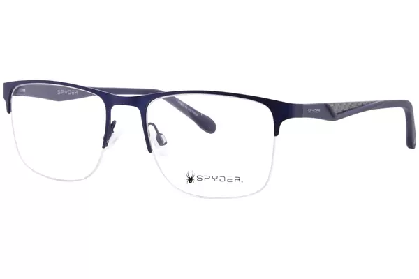  Spyder SP4026 Eyeglasses Men's Semi Rim Square Shape 