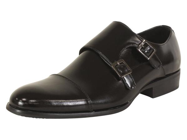  Stacy Adams Men's Gordon Double Monk Strap Loafers Shoes 