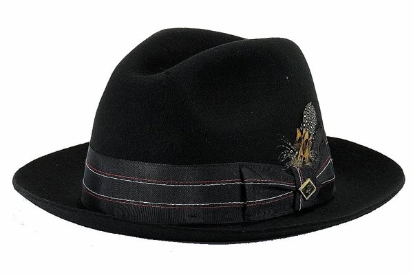  Stacy Adams Men's SAW624 Wool Felt Fedora Hat 