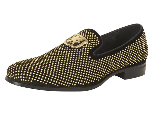  Stacy Adams Men's Swagger Memory Foam Studded Loafers Shoes 