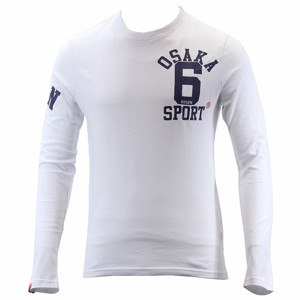  Superdry Sport Men's Osaka Long Sleeve Crew Neck Shirt 