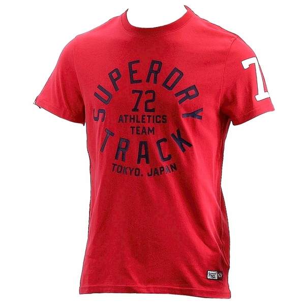  Superdry Track & Field Men's Trackster Short Sleeve Crew Neck T-Shirt 