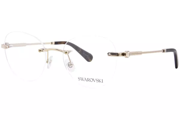  Swarovski SK1021 Eyeglasses Women's Rimless 
