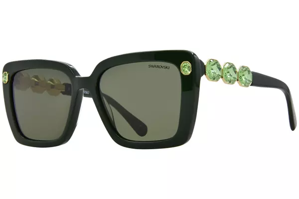  Swarovski SK6032 Sunglasses Women's Square Shape 